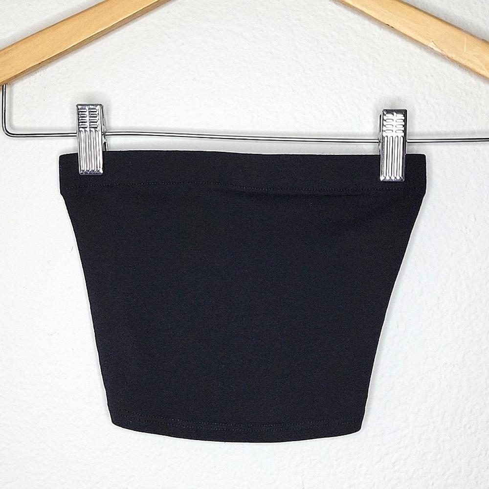 H&M Divided Blue Black Casual Tube Tops size Girls XXS Summer Tank Strapless - Picture 4 of 9